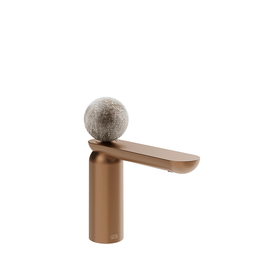 Gessi Washbasin Mixer 74602 in Copper Brushed Pvd