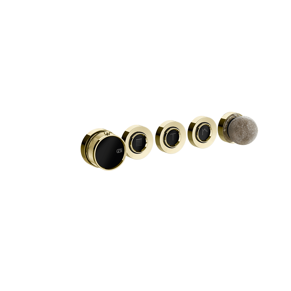 Gessi Shower Mixer 74634 in Brass Pvd