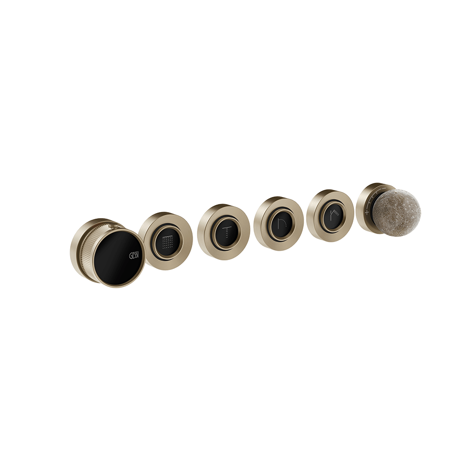 Gessi Shower Mixer 74636 in Finox Brushed Nickel