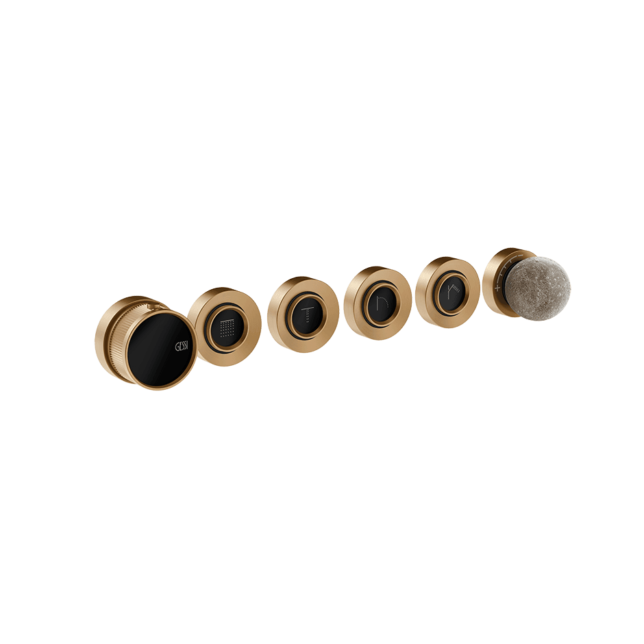 Gessi Shower Mixer 74636 in Warm Bronze Br. Pvd
