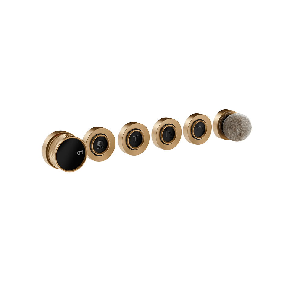 Gessi Shower Mixer 74636 in Warm Bronze Br. Pvd