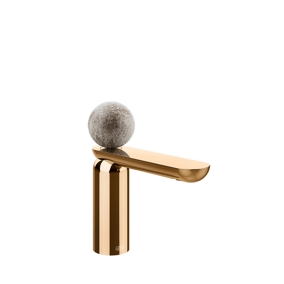 Gessi Washbasin Mixer 74651 in Warm Bronze Pvd