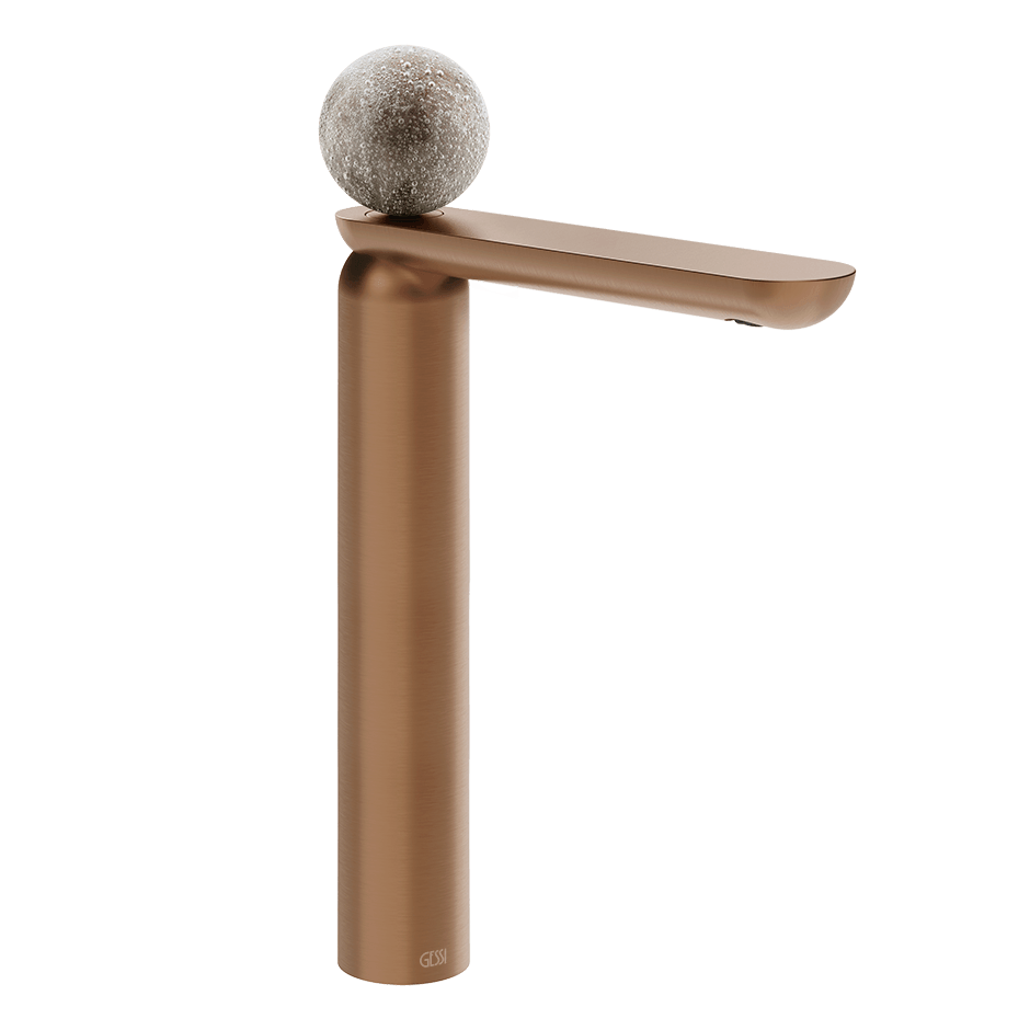 Gessi Washbasin Mixer 74653 in Copper Brushed Pvd