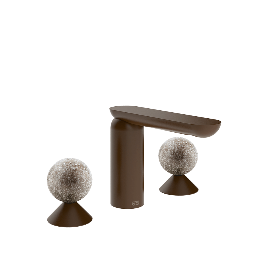 Gessi Washbasin Group 74665 in Dark Bronze