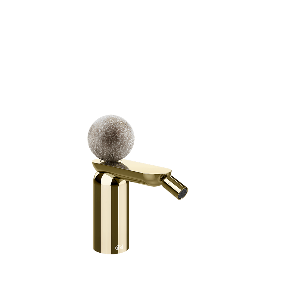 Gessi Bidet Mixer 74668 in Brass Pvd