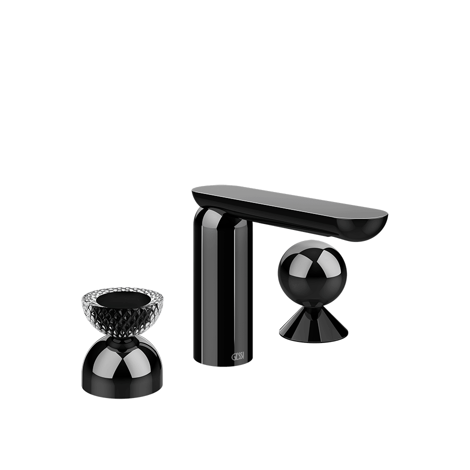 Gessi Washbasin Group 74708 in Black Metal Pvd