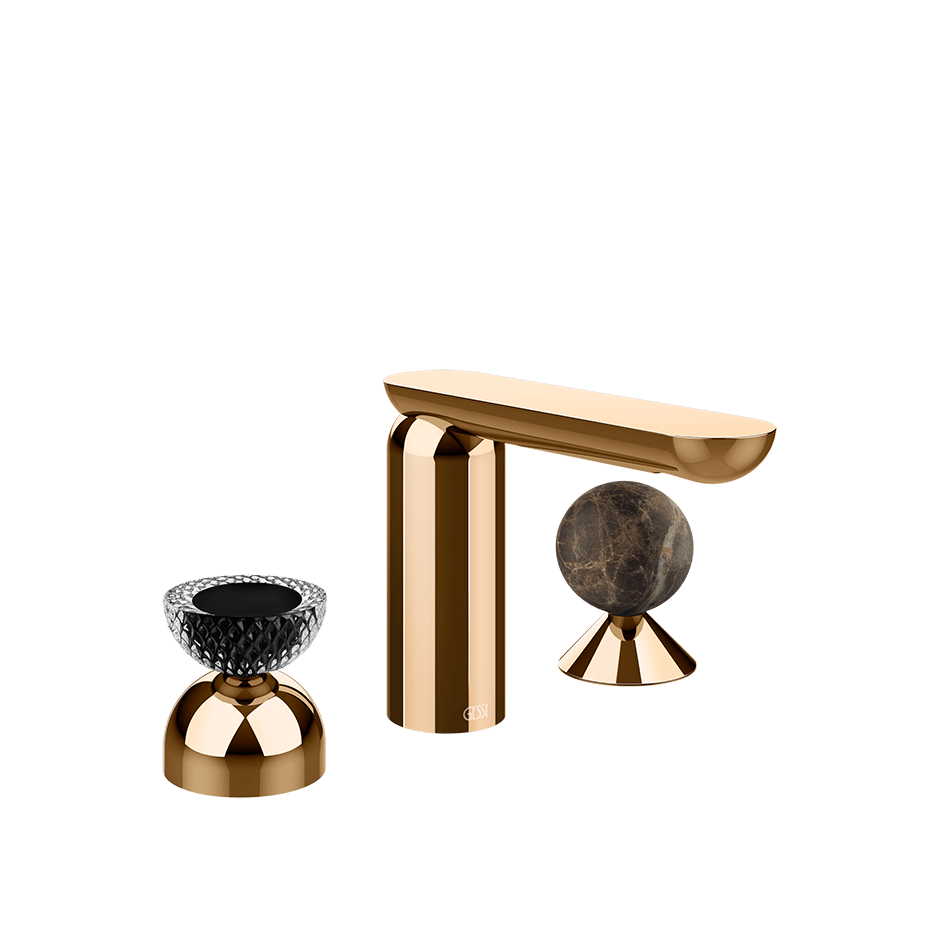 Gessi Washbasin Group 74718 in Warm Bronze Pvd