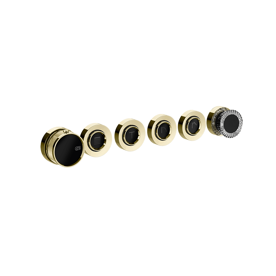 Gessi Shower Mixer 74736 in Brass Pvd