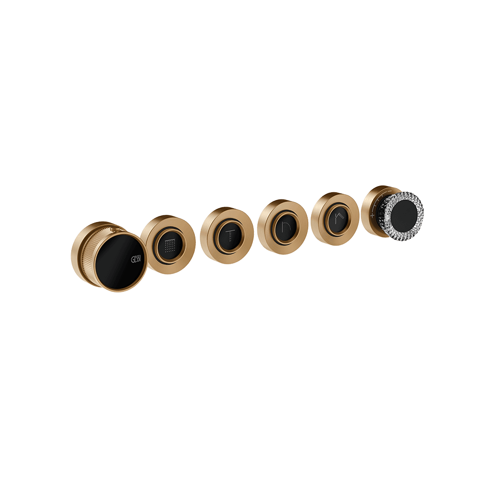 Gessi Shower Mixer 74736 in Warm Bronze Br. Pvd