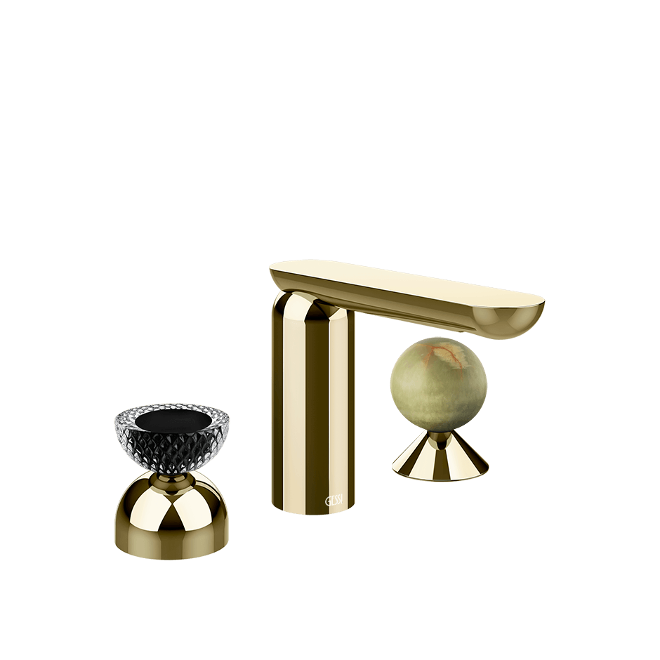 Gessi Washbasin Group 74758 in Brass Pvd