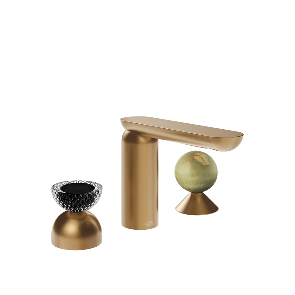 Gessi Washbasin Group 74758 in Warm Bronze Br. Pvd