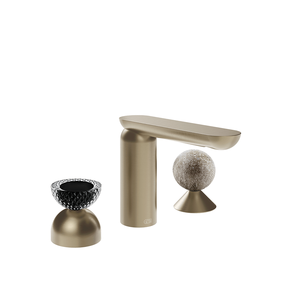 Gessi Washbasin Group 74768 in Finox Brushed Nickel