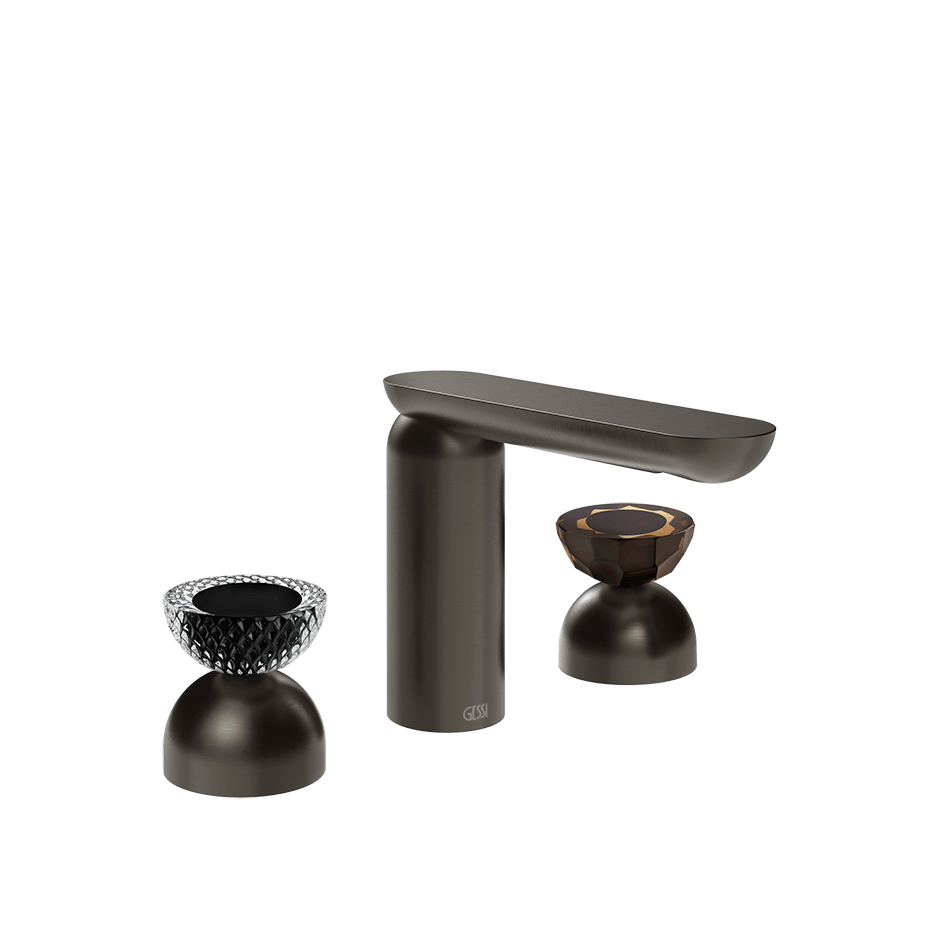 Gessi Washbasin Group 74786 in Black Metal Br. Pvd