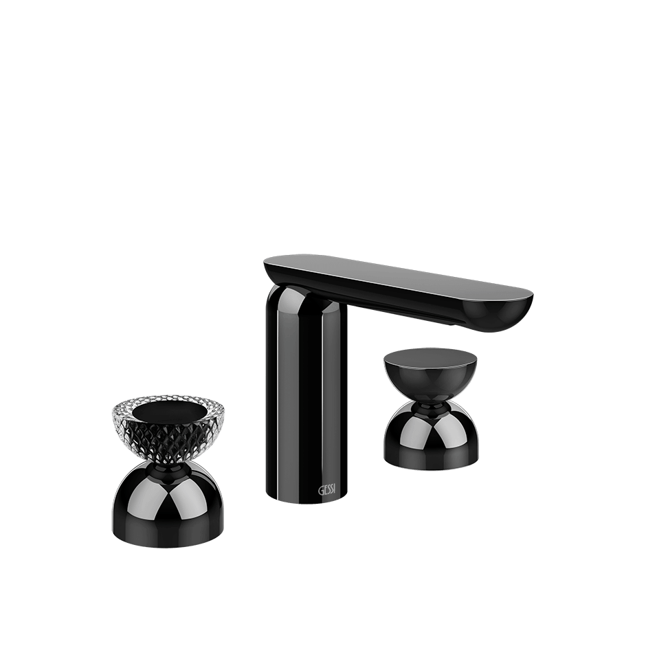 Gessi Washbasin Group 74796 in Black Metal Pvd