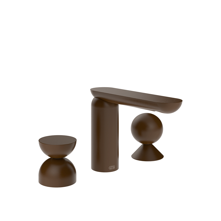 Gessi Washbasin Group 74908 in Dark Bronze