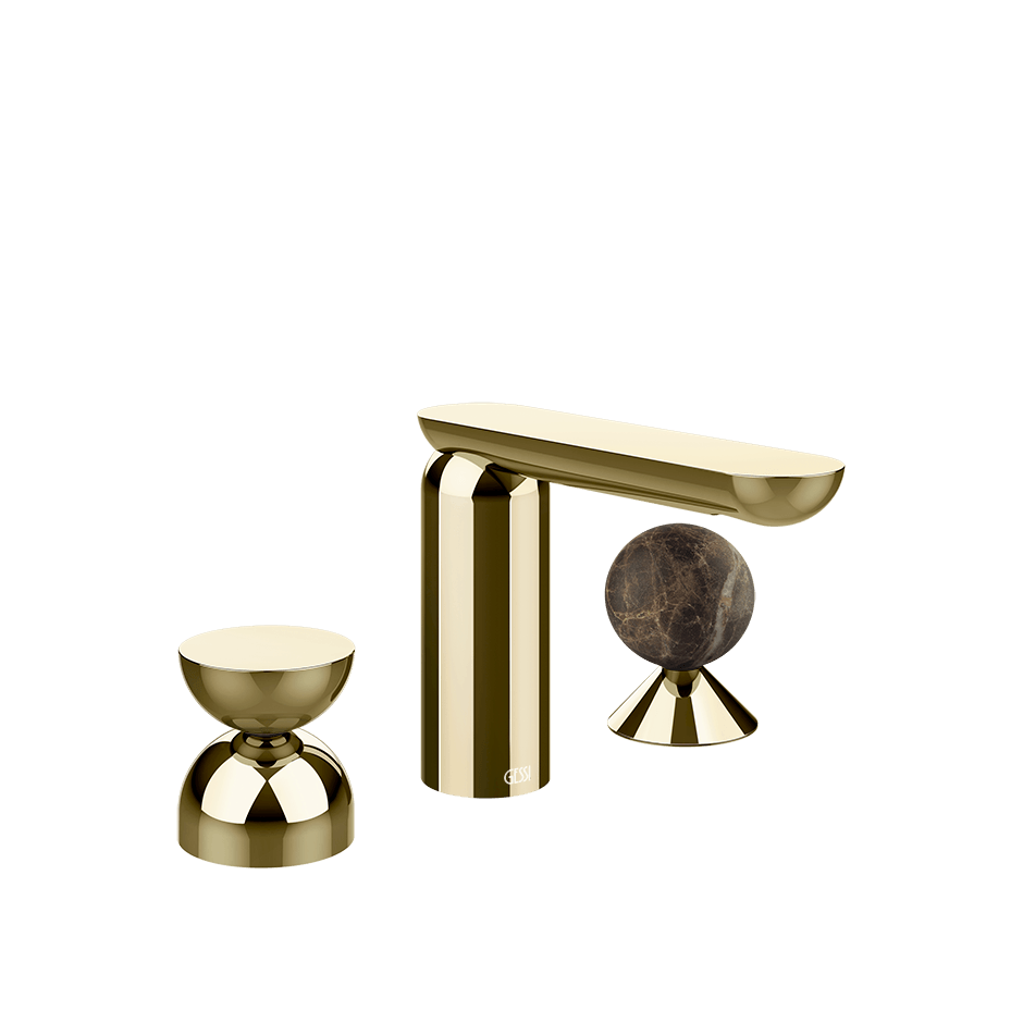 Gessi Washbasin Group 74918 in Brass Pvd