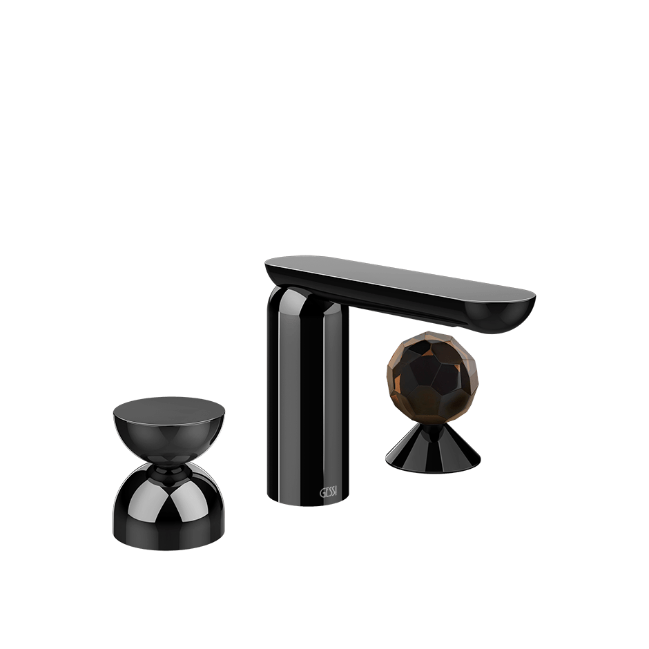 Gessi Washbasin Group 74928 in Black Metal Pvd