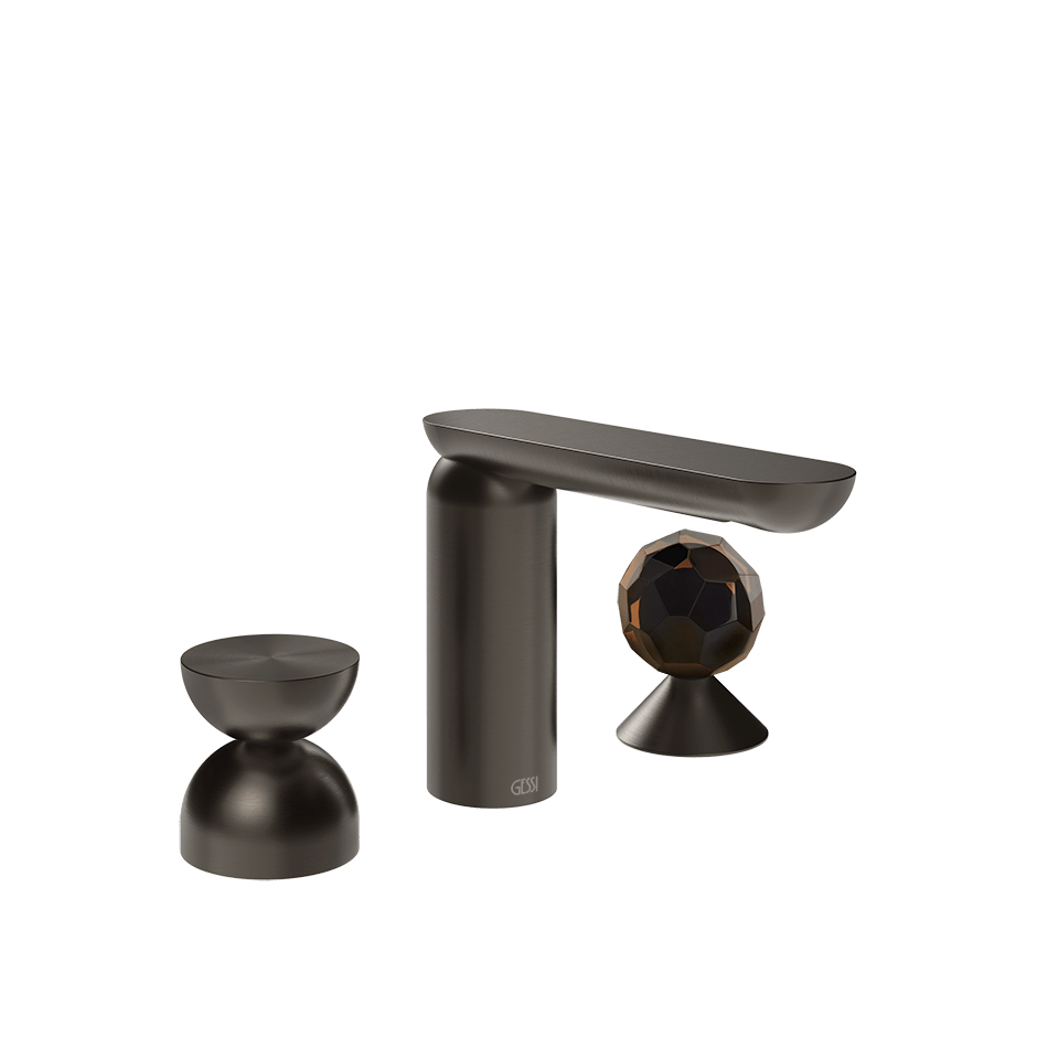 Gessi Washbasin Group 74928 in Black Metal Br. Pvd
