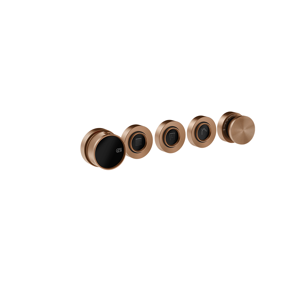 Gessi Shower Mixer 74934 in Copper Brushed Pvd