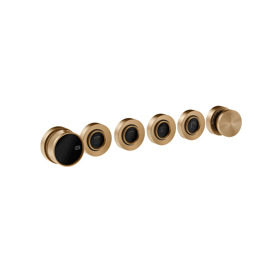 Gessi Shower Mixer 74936 in Warm Bronze Br. Pvd