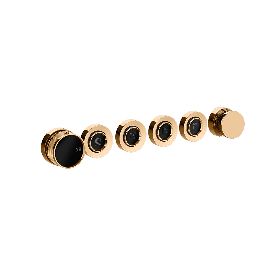 Gessi Shower Mixer 74936 in Warm Bronze Pvd