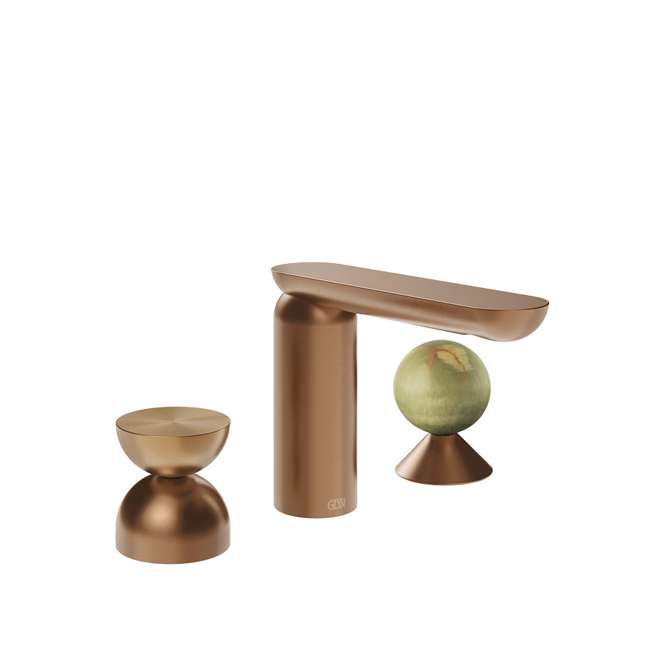 Gessi Washbasin Group 74958 in Copper Brushed Pvd