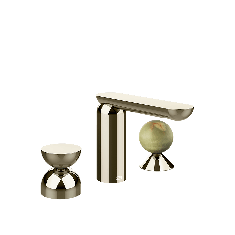 Gessi Washbasin Group 74958 in Nickel Pvd