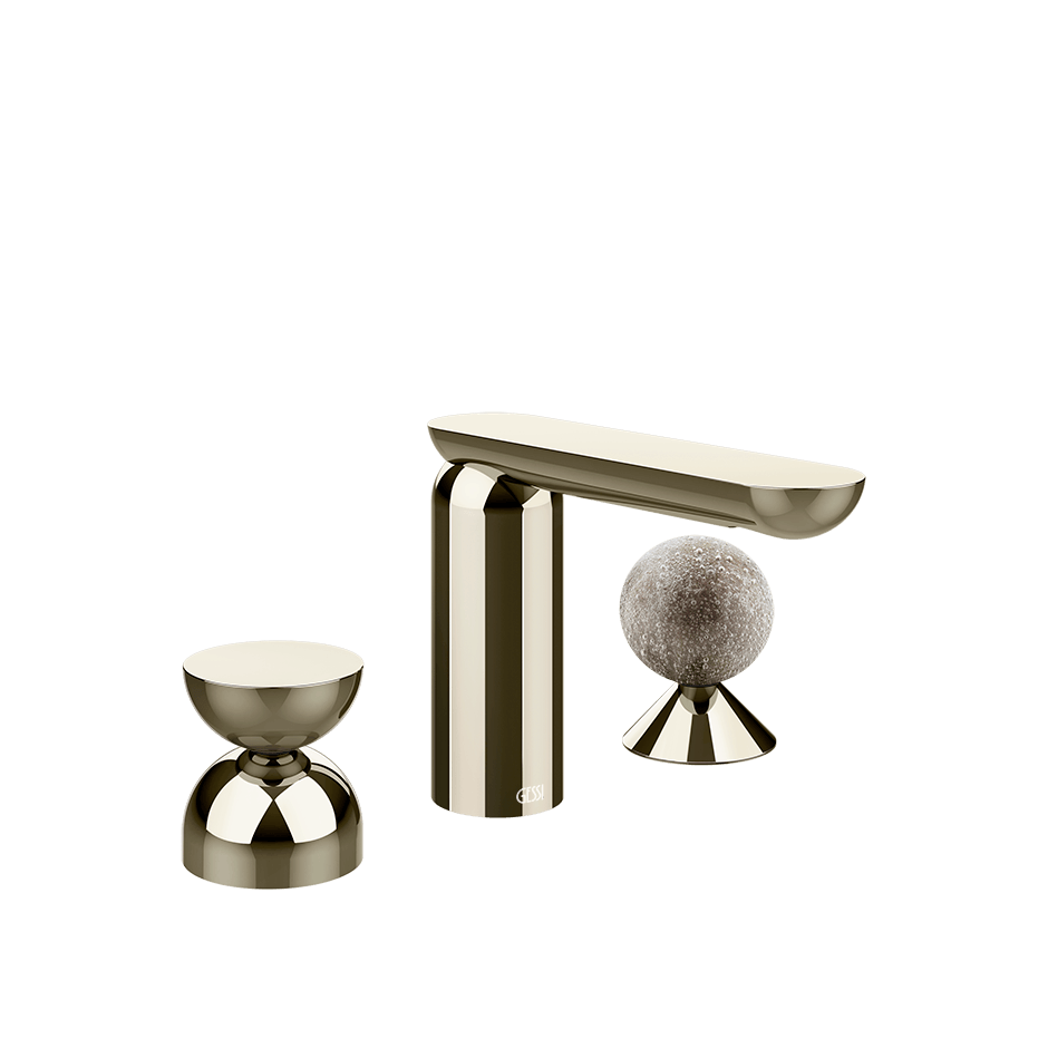 Gessi Washbasin Group 74968 in Nickel Pvd