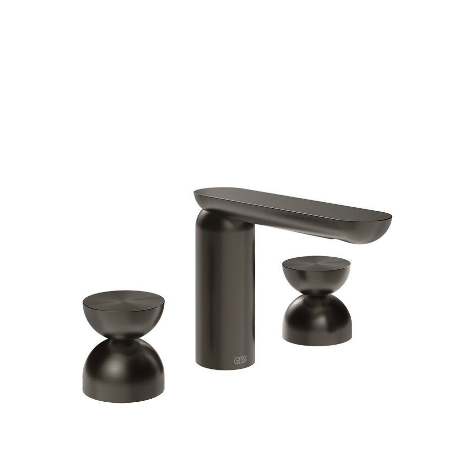 Gessi Washbasin Group 74996 in Black Metal Br. Pvd