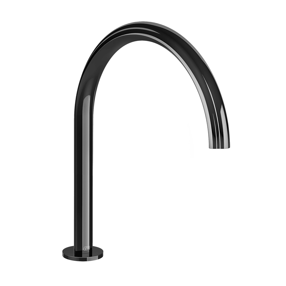 Gessi Basin Spout 76025 in Black Metal Pvd