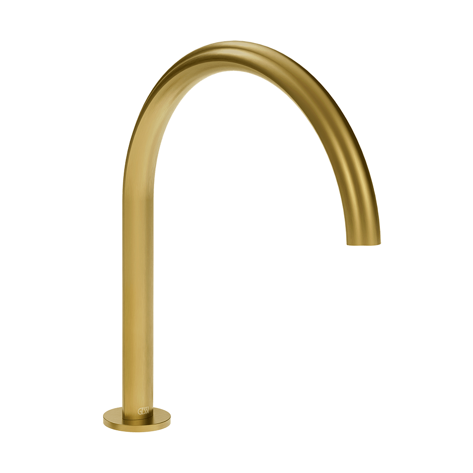 Gessi Basin Spout 76025 in Gold Brushed Pvd