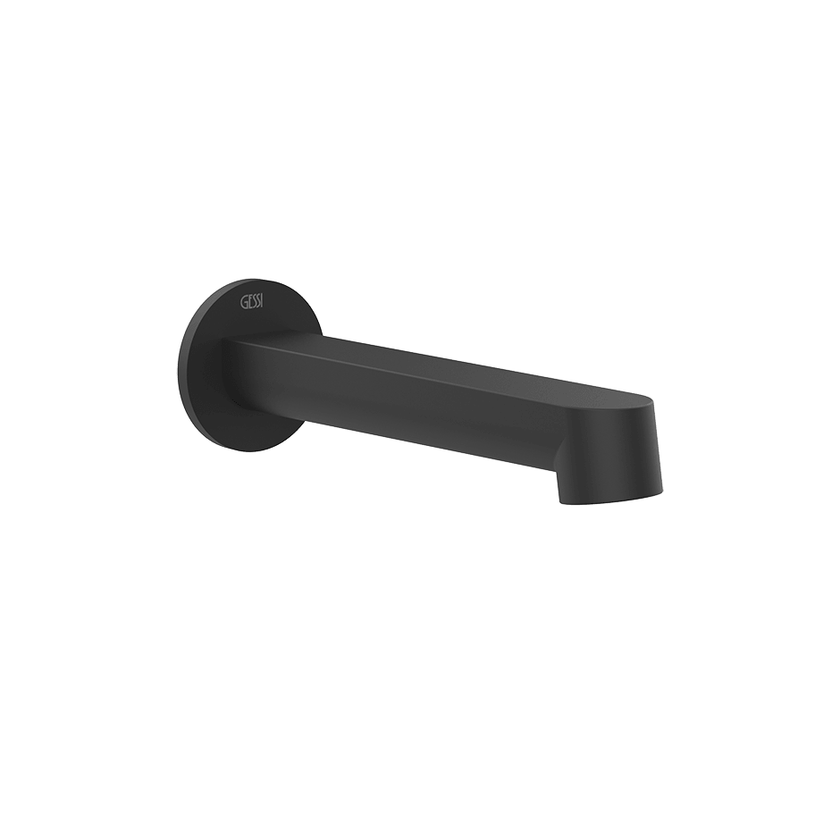 Gessi Bath Spout 76103 in Matte Black