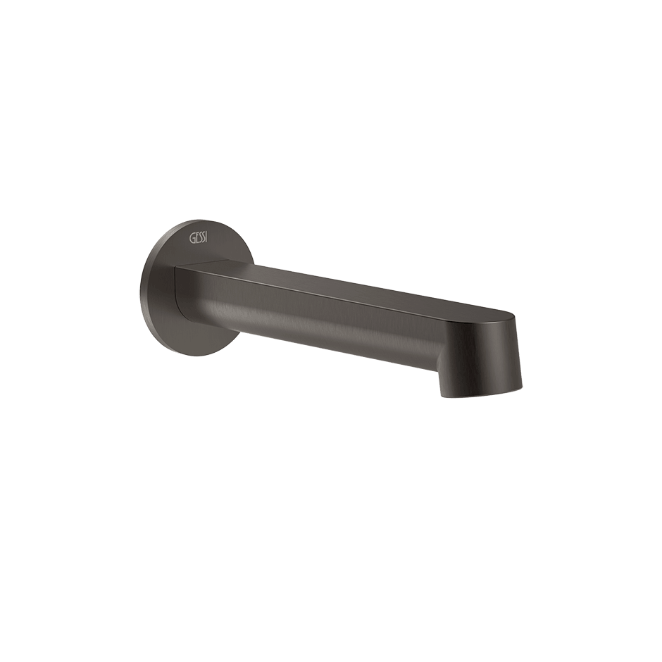 Gessi Bath Spout 76103 in Black Metal Br. Pvd