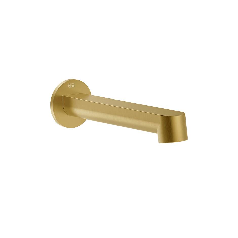 Gessi Bath Spout 76103 in Gold Brushed Pvd