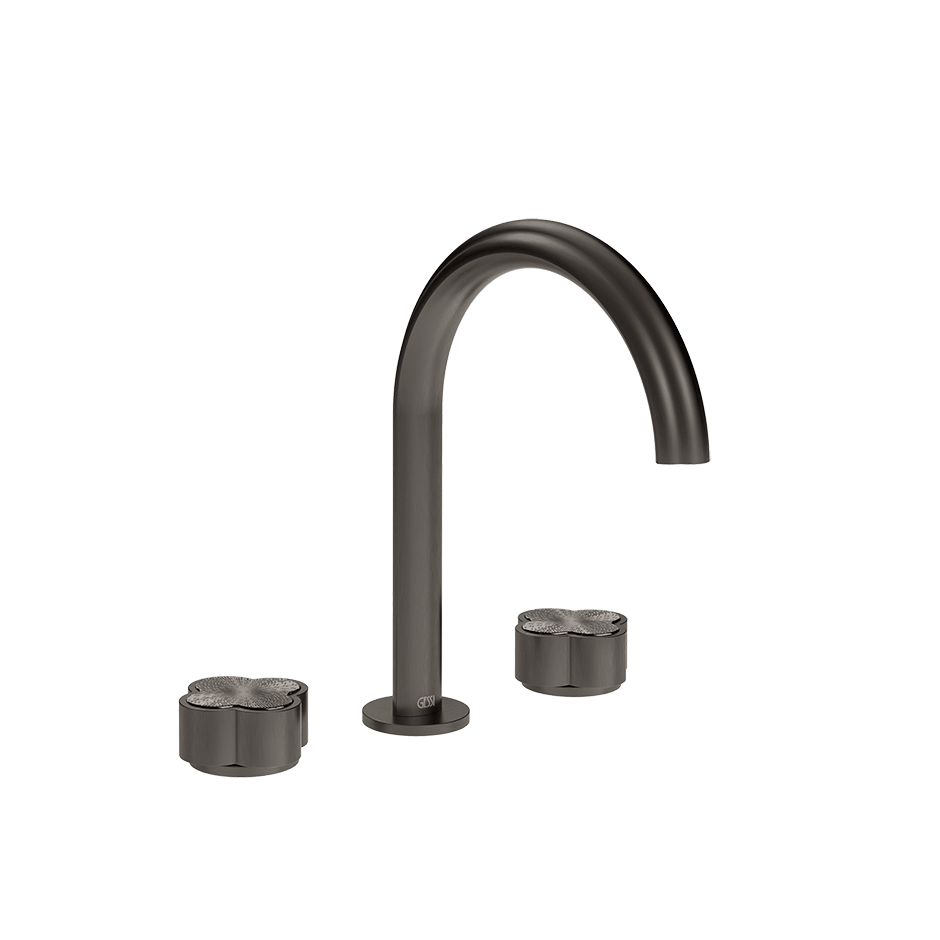 Gessi Washbasin Group 76214 in Black Metal Br. Pvd