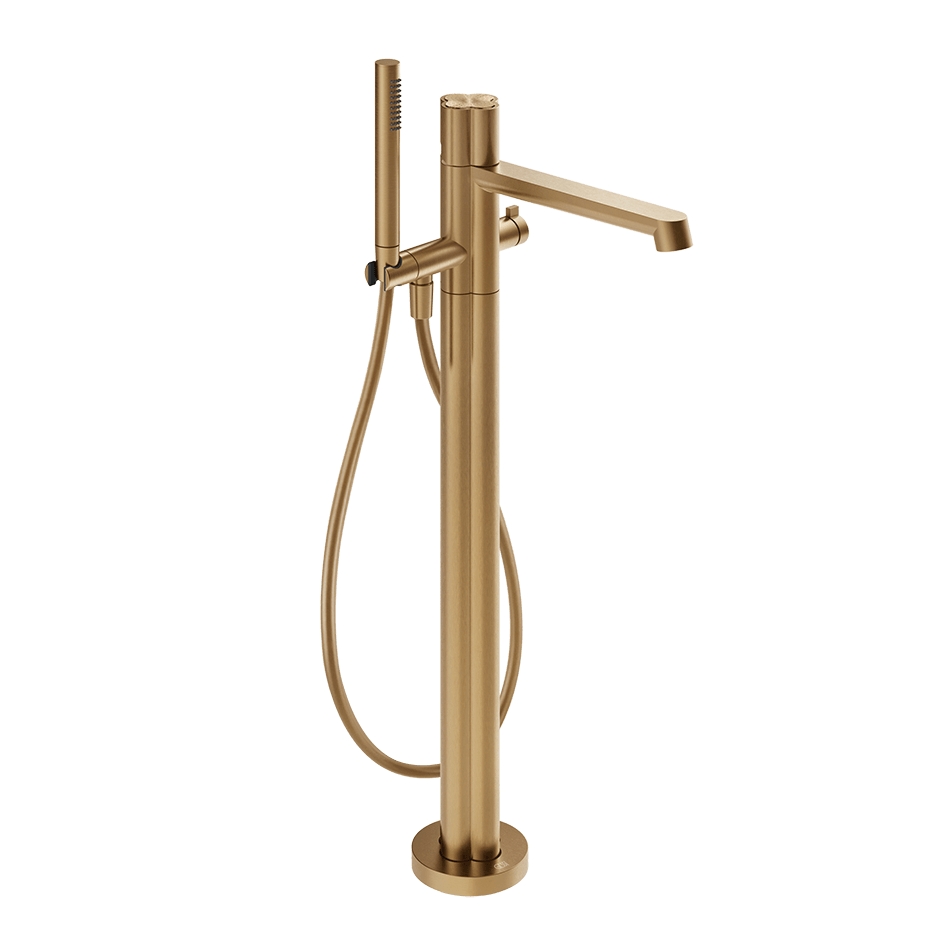 Gessi Bath Mixer 76228 in Warm Bronze Br. Pvd