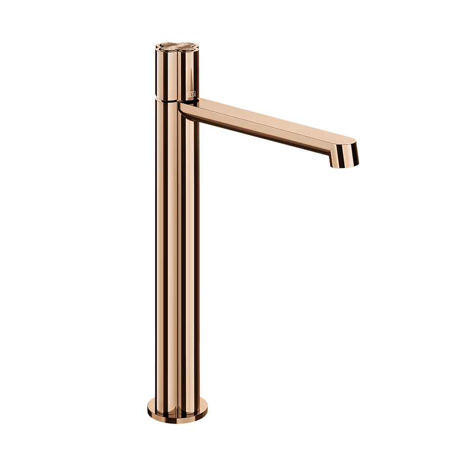 Gessi Washbasin Mixer 76253 in Copper Pvd