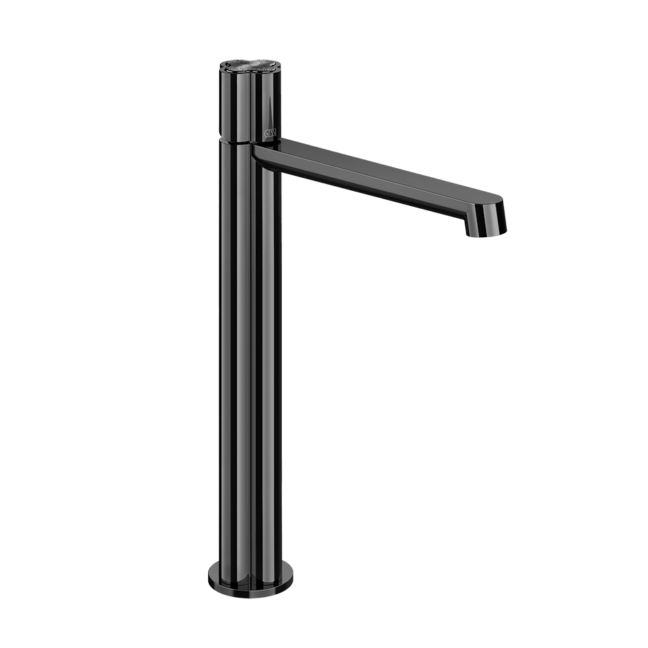 Gessi Washbasin Mixer 76253 in Black Metal Pvd