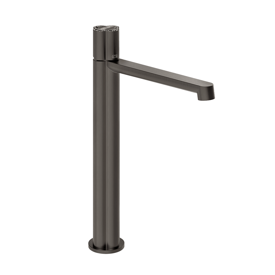 Gessi Washbasin Mixer 76304 in Black Metal Br. Pvd
