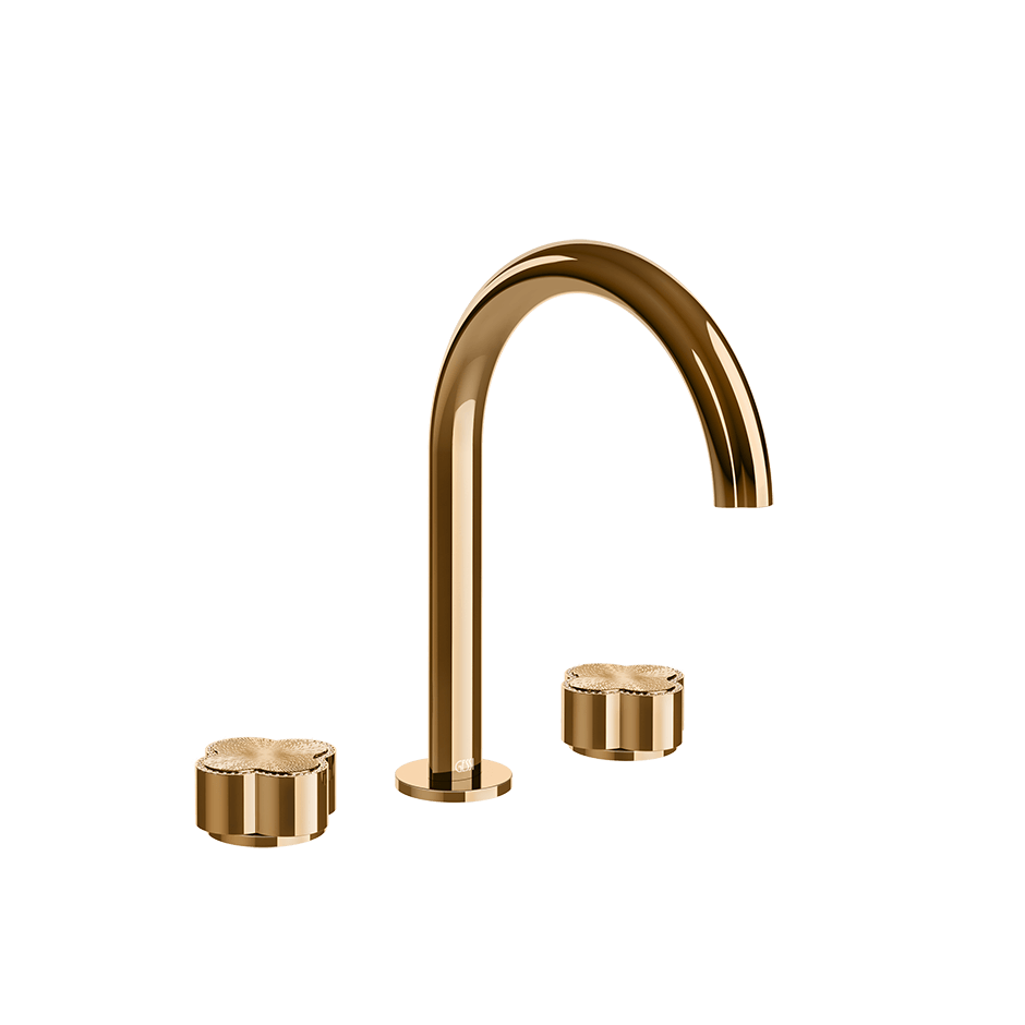 Gessi Washbasin Group 76314 in Warm Bronze Pvd
