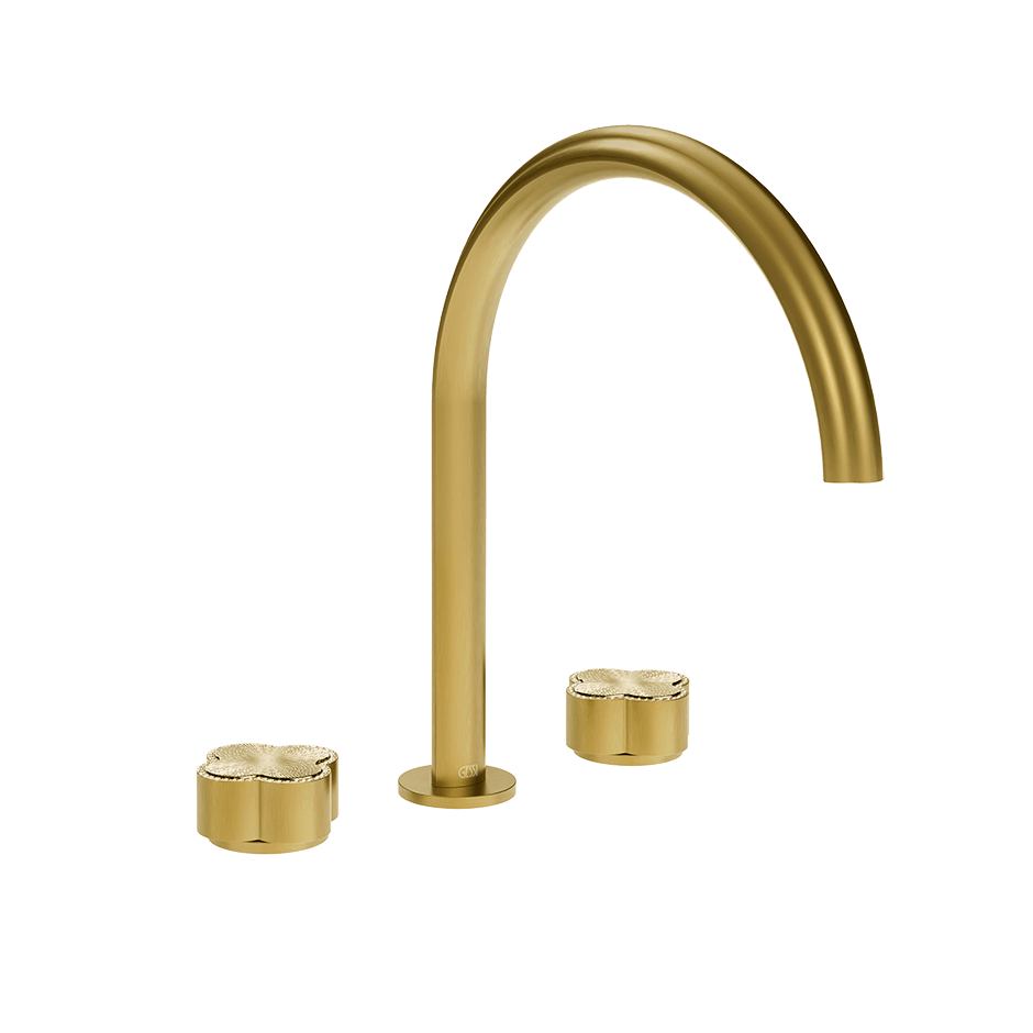 Gessi Washbasin Group 76316 in Gold Brushed Pvd