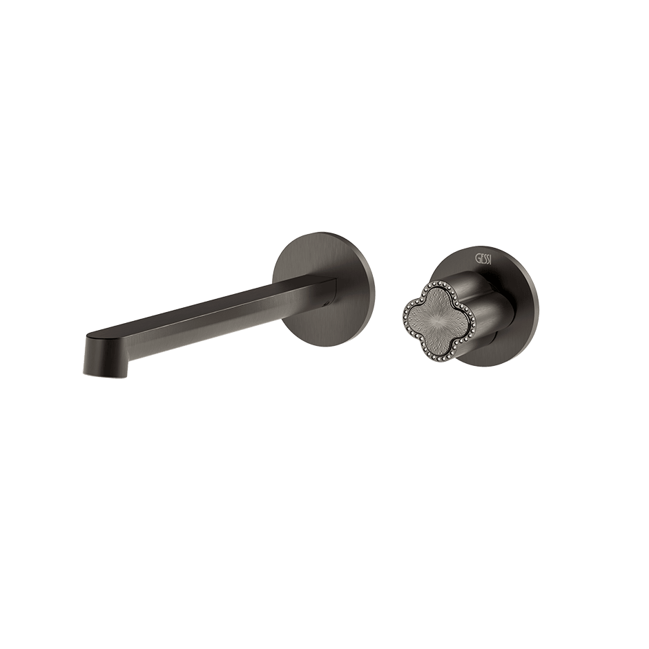 Gessi Washbasin Mixer 76388 in Black Metal Br. Pvd