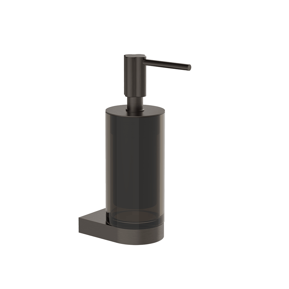 Gessi Soap Dispenser Holder 76414 in Black Metal Br. Pvd