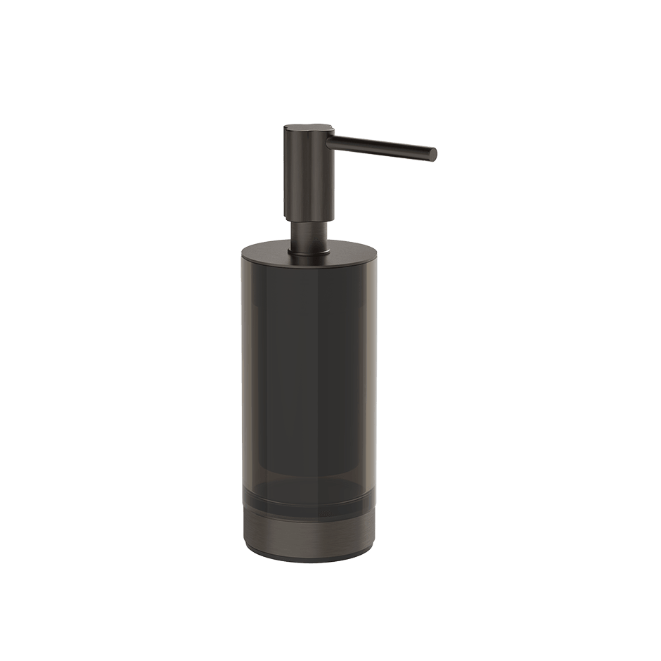 Gessi Soap Dispenser Holder 76437 in Black Metal Br. Pvd