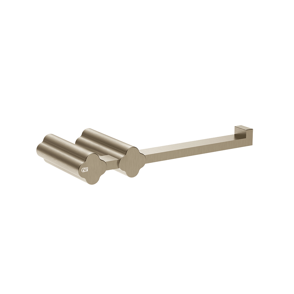 Gessi Paper Roll Holder 76455 in Finox Brushed Nickel