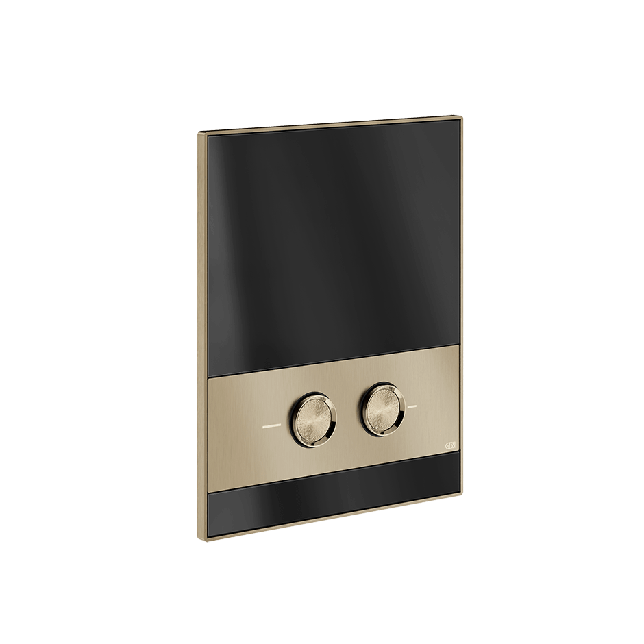 Gessi Flush Plate 76617 in Finox Brushed Nickel