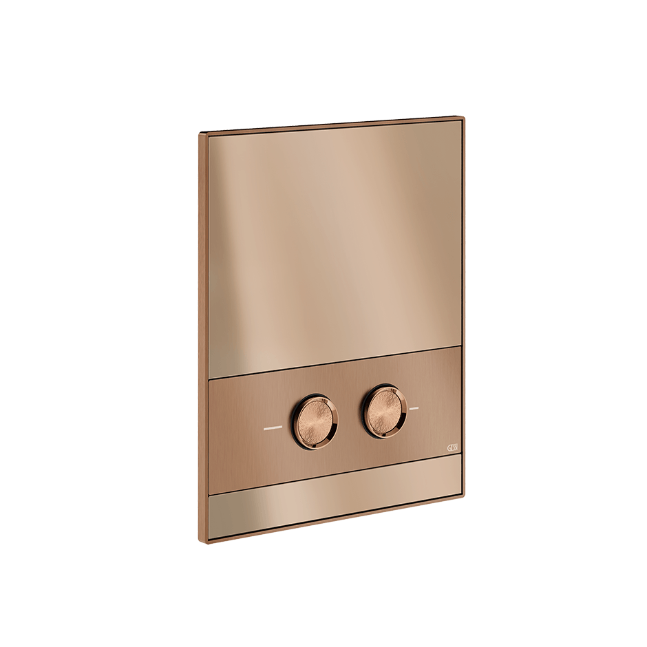 Gessi Flush Plate 76621 in Copper Brushed Pvd