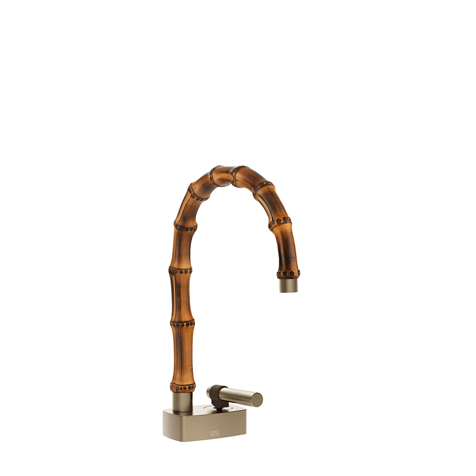 Gessi Washbasin Mixer 77001 in Finox Brushed Nickel