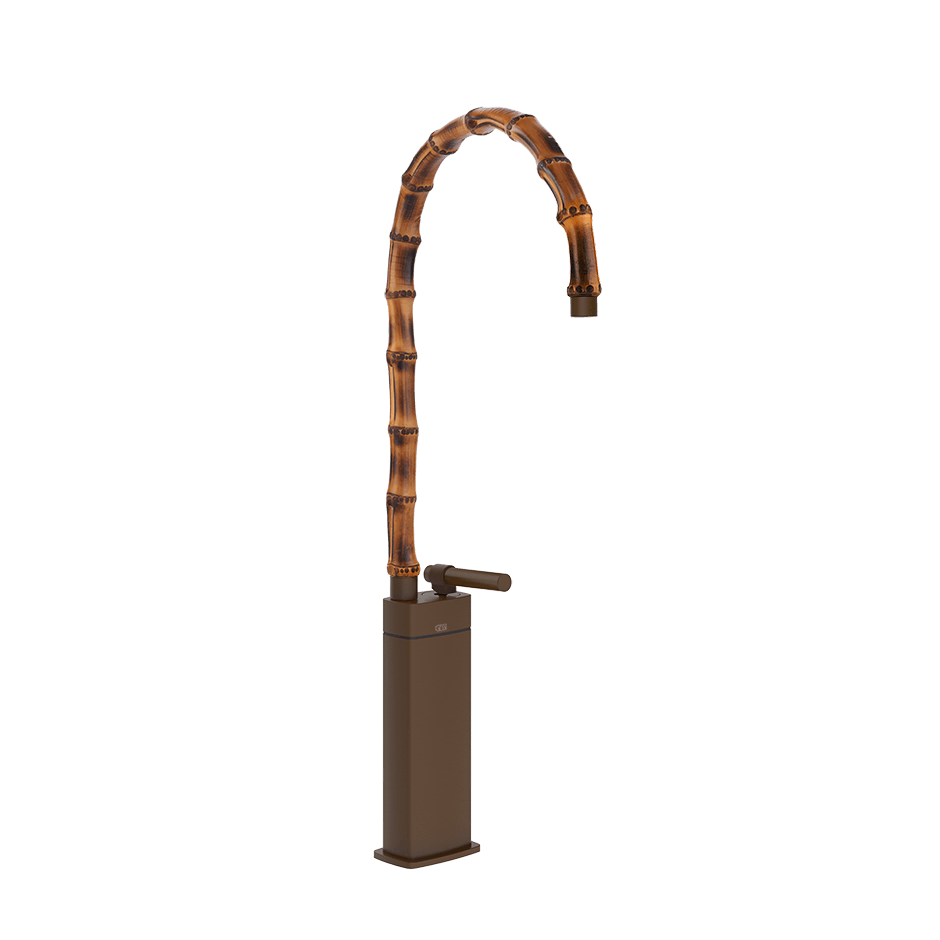Gessi Washbasin Mixer 77009 in Dark Bronze