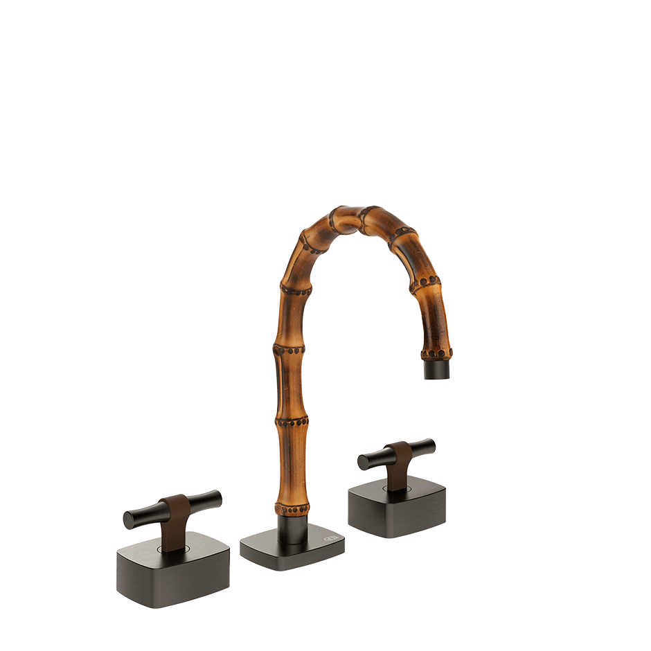 Gessi Washbasin Group 77013 in Black Metal Br. Pvd